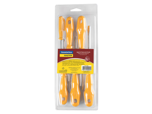 Juego De Destornilladores 6 Pcs (Aptos Para Colgar En Tablero)