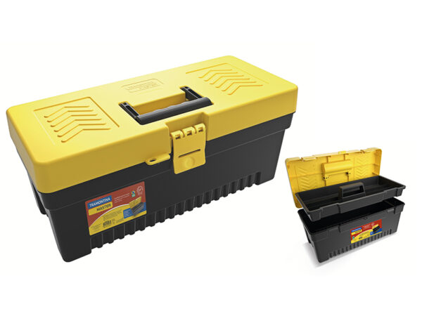 Caja Para Herramientas Plástica 13" Hebilla Plástica Con Bandeja Removible