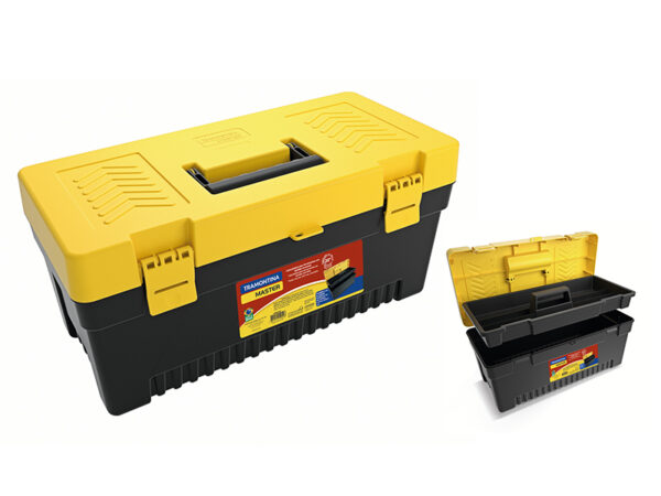 Caja Para Herramientas Plástica 17" Hebilla Plástica Con Bandeja Removible