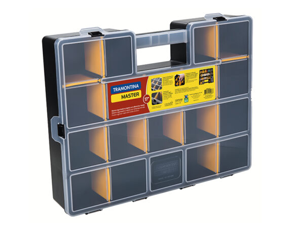 Caja Organizadora Plástica 17" Con Divisores Móviles