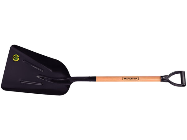 Pala Carbonera, Mango Madera 71 Cm, Empuñadura Plástica Recta