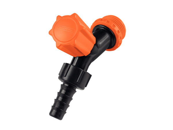 Grifo Plástico Para Jardín Tramontina Adaptador 3/4 Y 1/2
