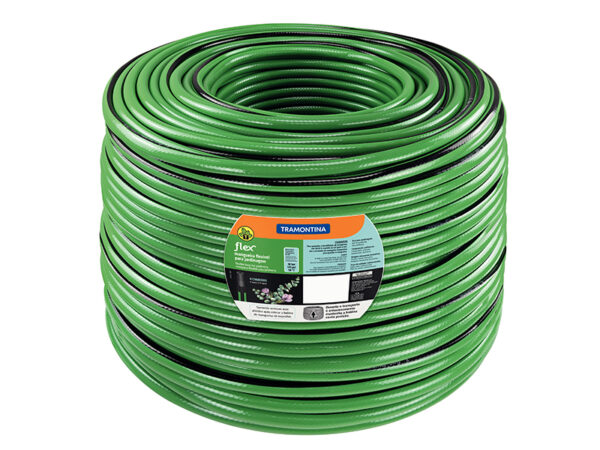 Manguera Flex, 4 Capas, Para Jardín, 1/2", Rollo De 300 Mts Trenzada Reforzada